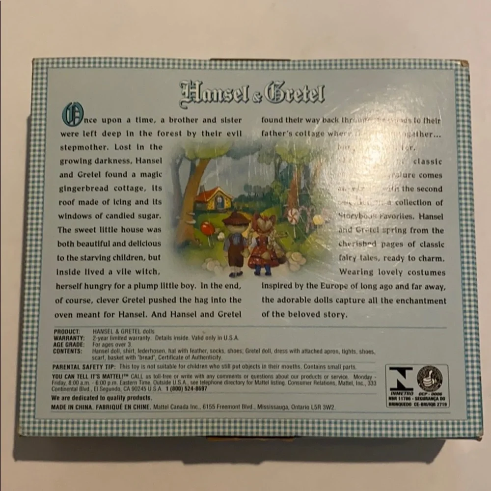 BARBIE Kelly & Tommy Hansel & Gretel Vintage NIB